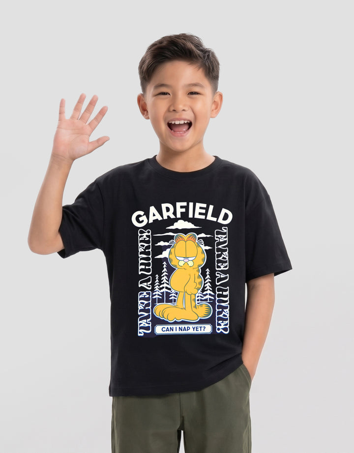 CHARACTER GARFIELD TAKE A HIKE KAOS OVERSIZE ANAK LAKI-LAKI