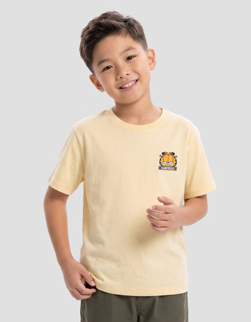 CHARACTER GARFIELD FACE PIZZA LUNCH KAOS ANAK LAKI-LAKI