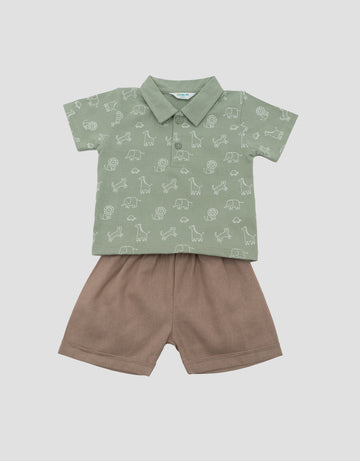 LITTLE M DINO PAKAIAN SETELAN BAYI