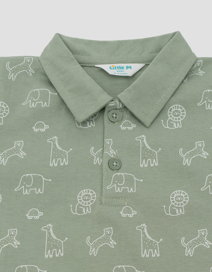 LITTLE M DINO PAKAIAN SETELAN BAYI