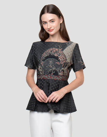 ARJUNA WEDA MANUK KEMBANG BLOUSE BATIK WANITA