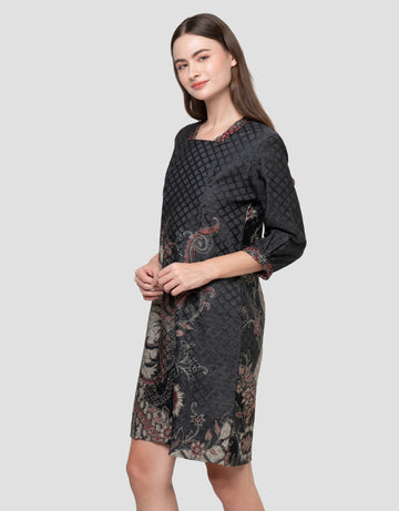 ARJUNA WEDA MANUK KEMBANG SACKDRESS BATIK WANITA