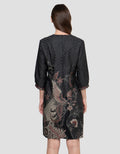 ARJUNA WEDA MANUK KEMBANG SACKDRESS BATIK WANITA