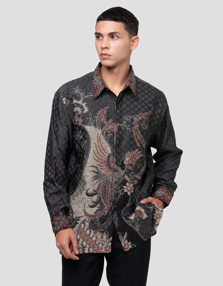 ARJUNA WEDA MANUK KEMBANG KEMEJA BATIK PRIA