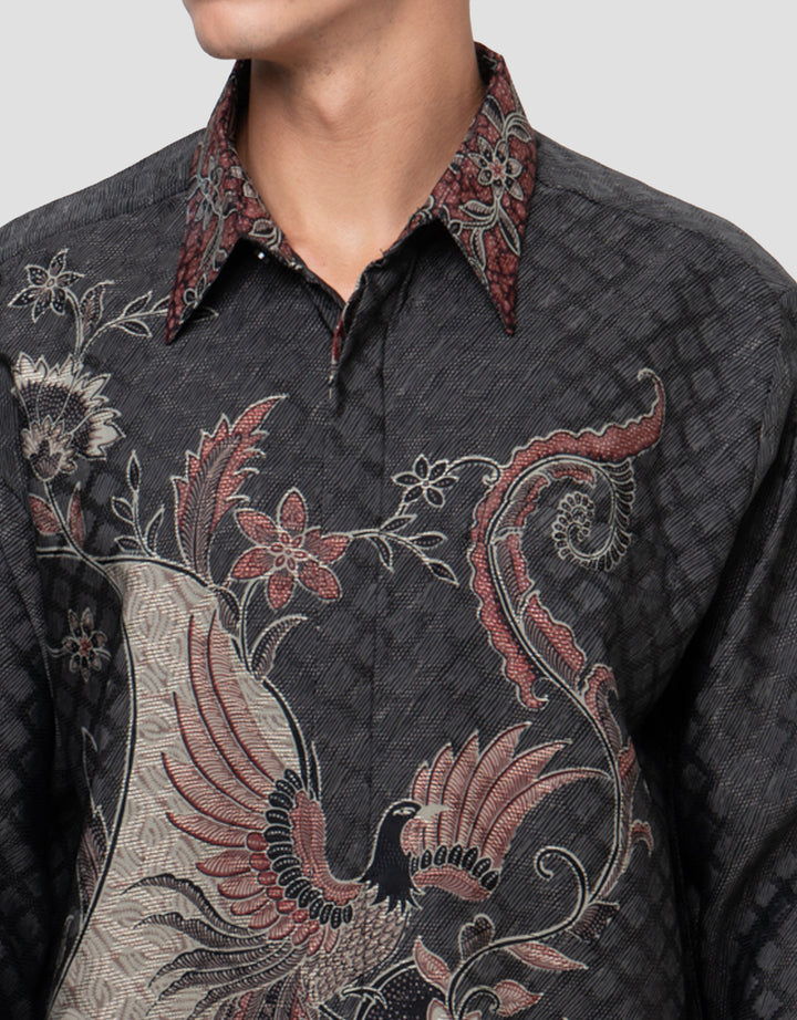 ARJUNA WEDA MANUK KEMBANG KEMEJA BATIK PRIA