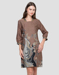 ARJUNA WEDA MANUK KEMBANG SACKDRESS BATIK WANITA