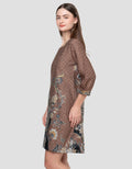 ARJUNA WEDA MANUK KEMBANG SACKDRESS BATIK WANITA