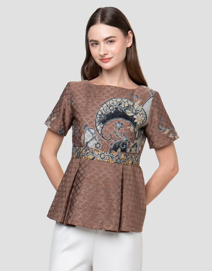 ARJUNA WEDA MANUK KEMBANG BLOUSE BATIK WANITA