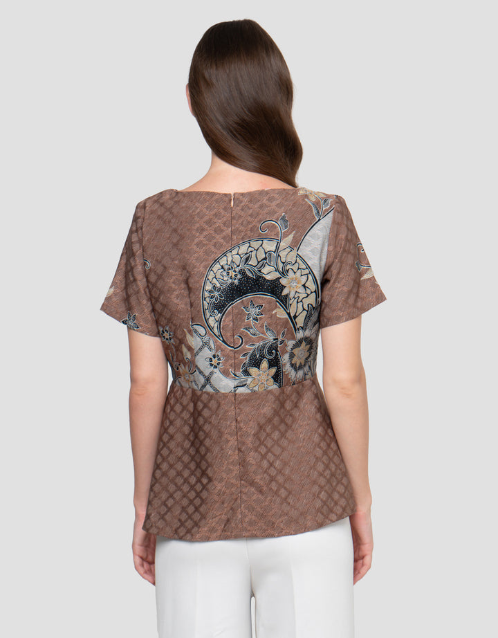 ARJUNA WEDA MANUK KEMBANG BLOUSE BATIK WANITA