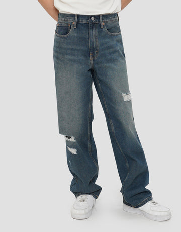 SUKO RIPPED BAGGY CELANA JEANS PRIA