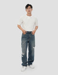 SUKO RIPPED BAGGY CELANA JEANS PRIA