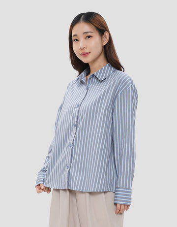 NEVADA STRIPE KEMEJA WANITA