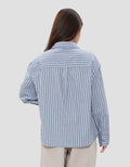 NEVADA STRIPE KEMEJA WANITA