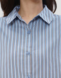 NEVADA STRIPE KEMEJA WANITA
