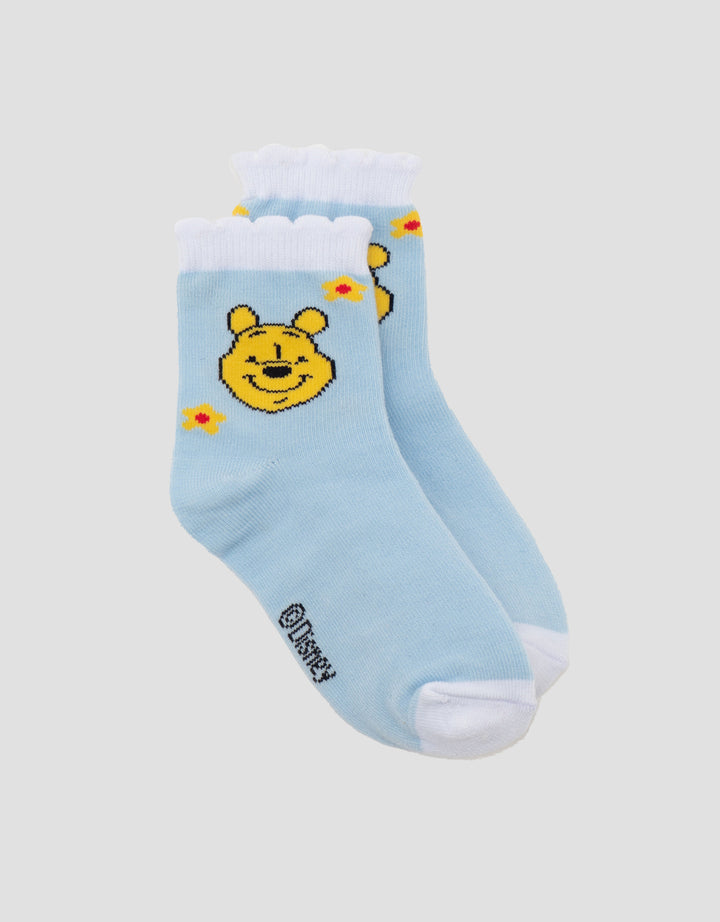 DISNEY POOH LACE KAUS KAKI ANAK PEREMPUAN