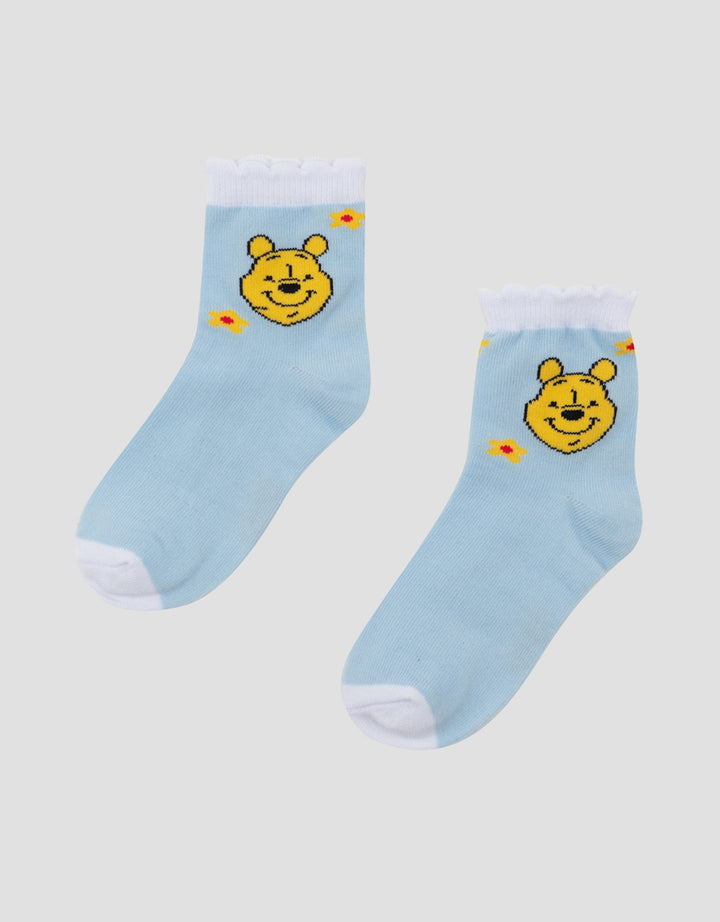 DISNEY POOH LACE KAUS KAKI ANAK PEREMPUAN