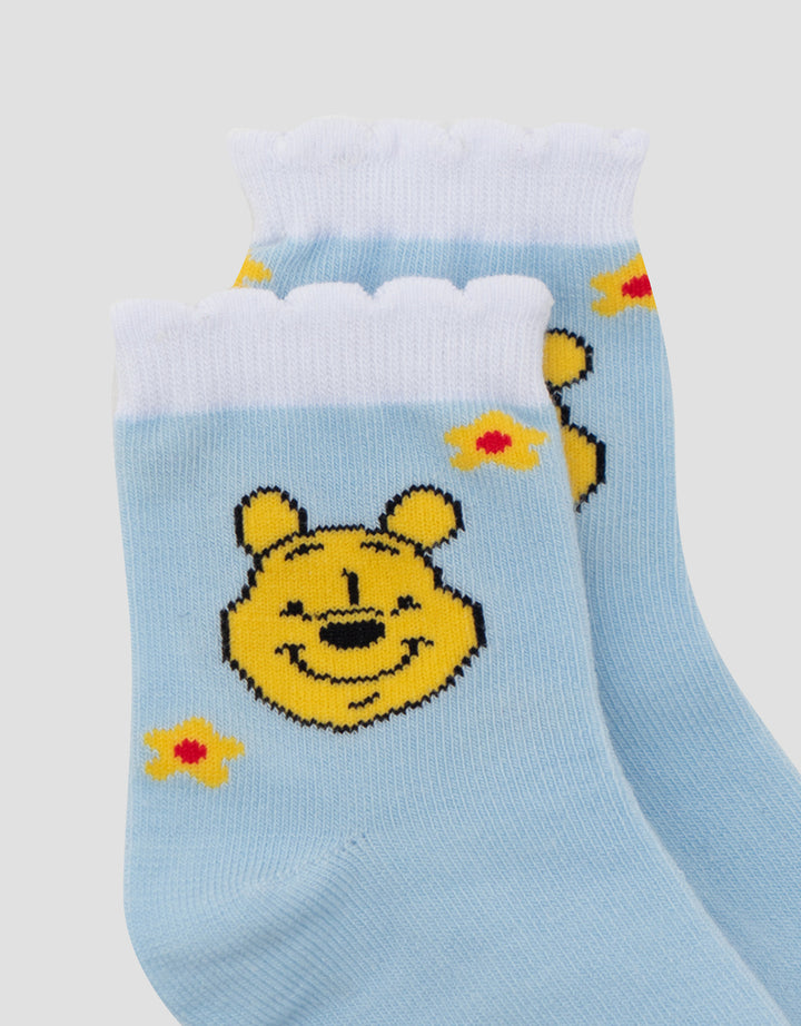DISNEY POOH LACE KAUS KAKI ANAK PEREMPUAN