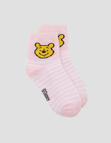 DISNEY POOH STRIPE KAUS KAKI ANAK PEREMPUAN