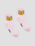 DISNEY POOH STRIPE KAUS KAKI ANAK PEREMPUAN