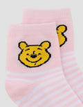 DISNEY POOH STRIPE KAUS KAKI ANAK PEREMPUAN