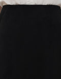 SUKO FLARE SUEDE ROK MIDI WANITA