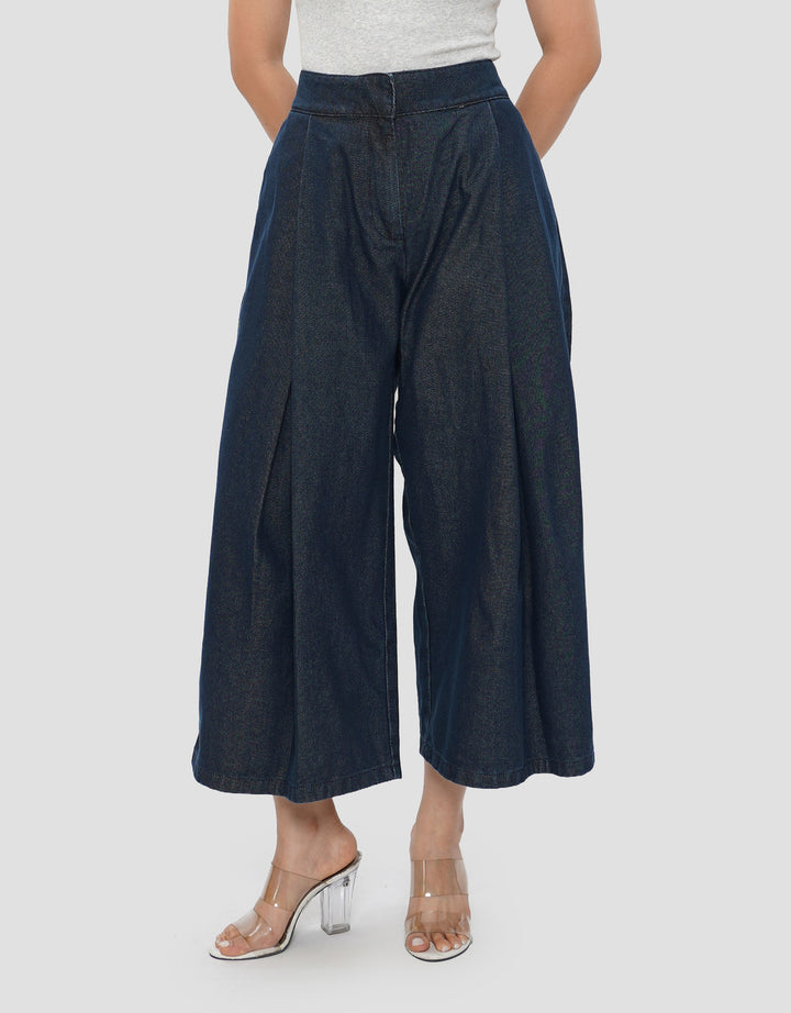 SUKO PLEATED CELANA JEANS WANITA