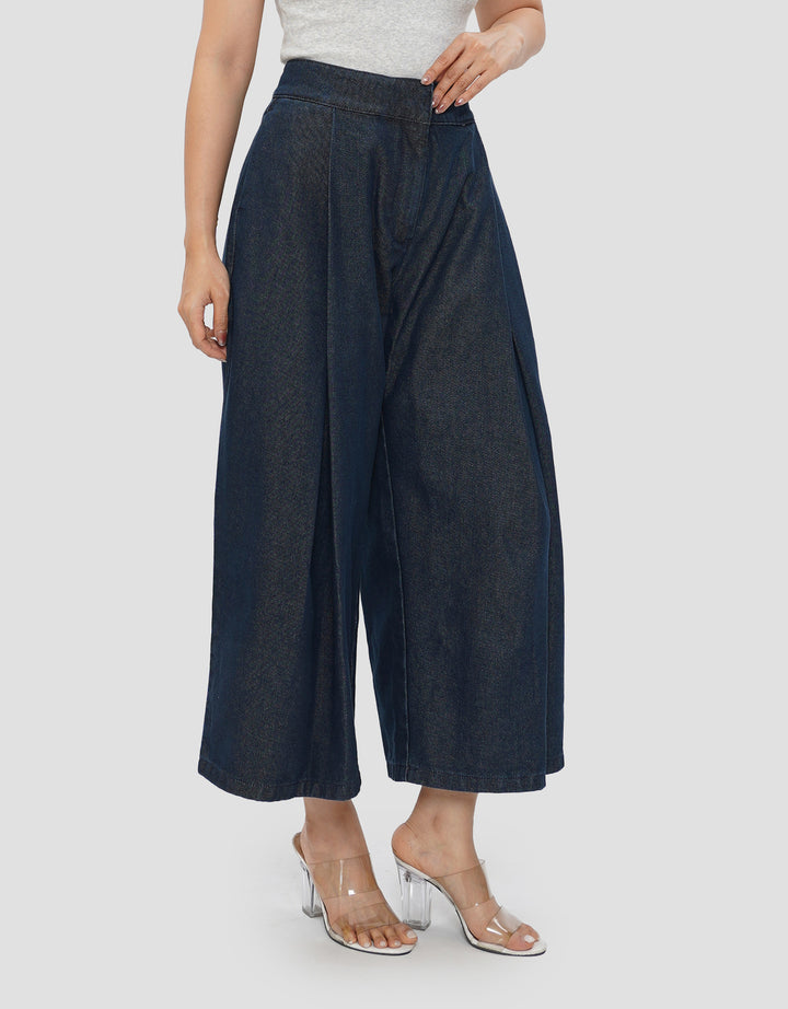 SUKO PLEATED CELANA JEANS WANITA