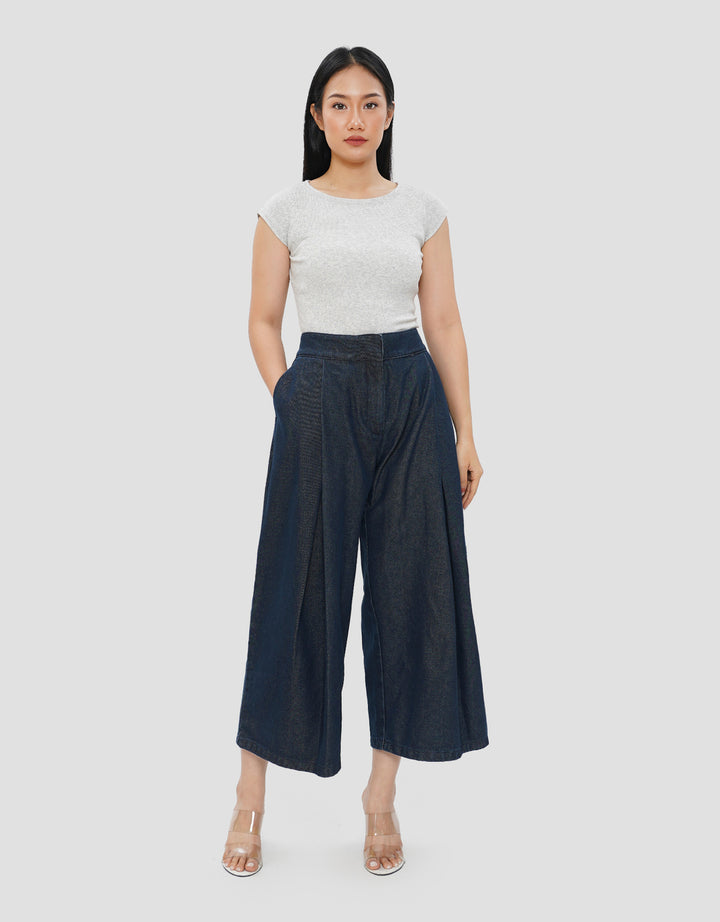 SUKO PLEATED CELANA JEANS WANITA
