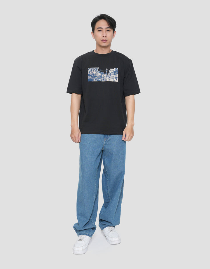 SUKO OSAKA CITY KAOS OVERSIZE PRIA