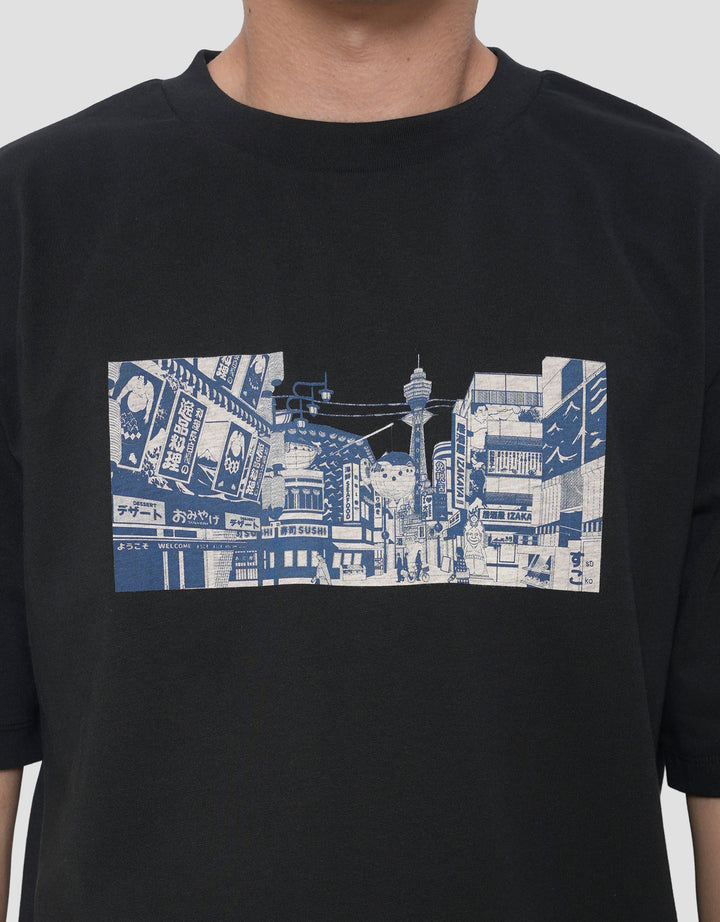 SUKO OSAKA CITY KAOS OVERSIZE PRIA
