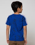 Character Short Sleeve T-Shirt Superman Marble Ribbon