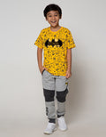 Character Batman Typo Samping Jogger Knit