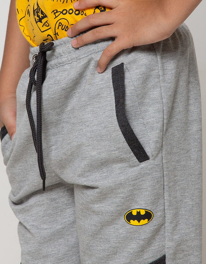 Character Batman Typo Samping Jogger Knit