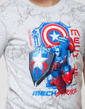 Marvel Transformer Avenger Capten Amerika Short Sleeve T-Shirt