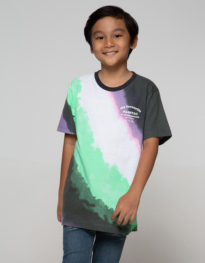 Nevada Short Sleeve T-Shirt Tye Dye Aurora