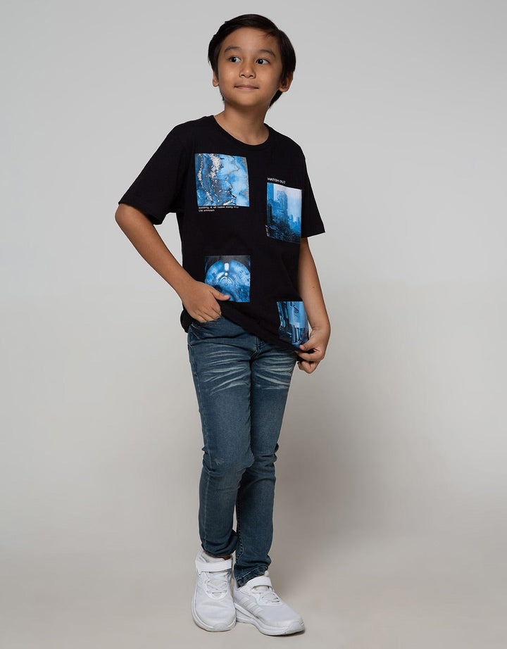 Nevada Short Sleeve T-Shirt Glitter Watch Out