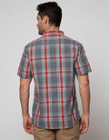 Gab's Short Sleeve Plaid Motif Shirt