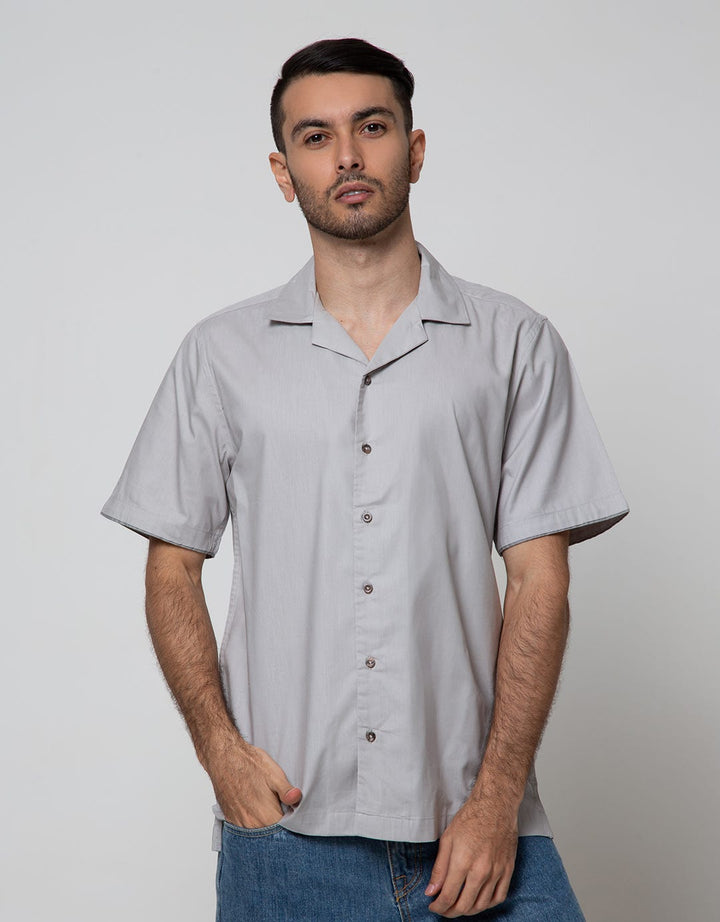 Details Short Sleeve Shirt Rayon