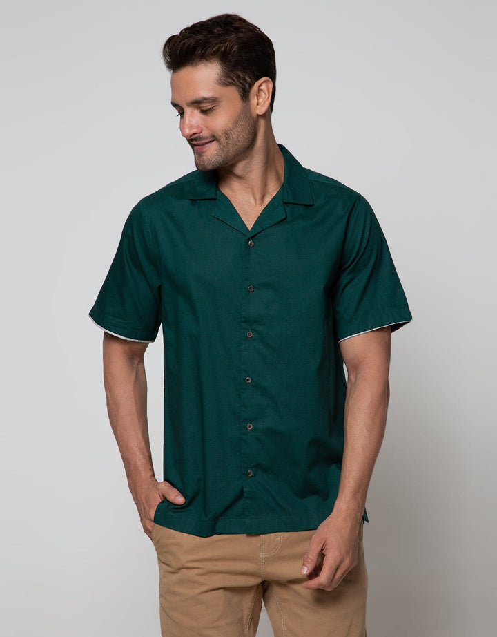 Details Short Sleeve Shirt Rayon