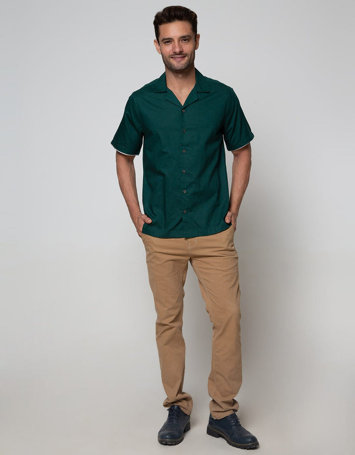 Details Short Sleeve Shirt Rayon
