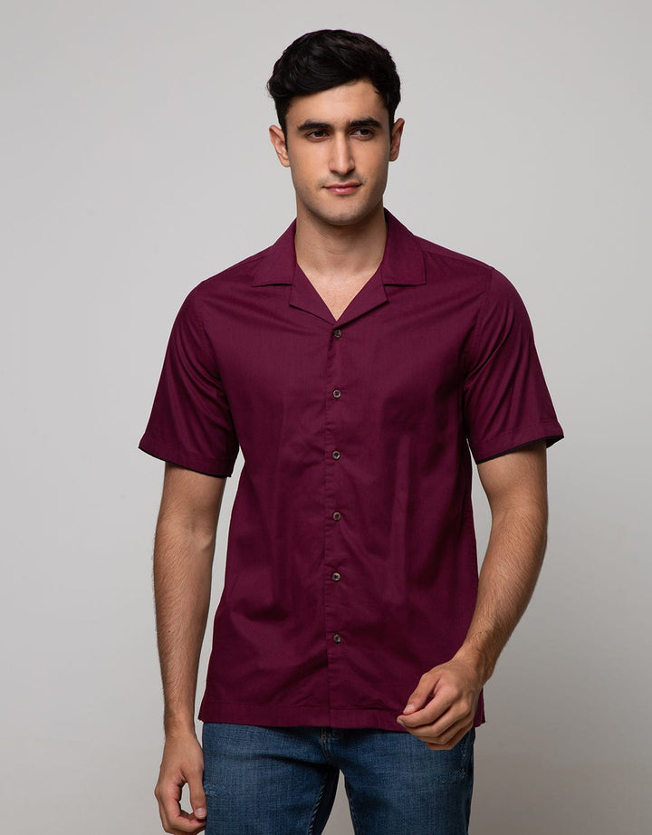 Details Short Sleeve Shirt Rayon