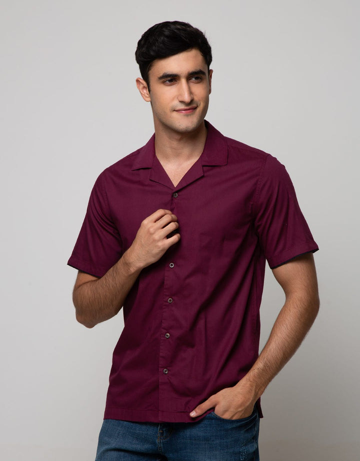 Details Short Sleeve Shirt Rayon