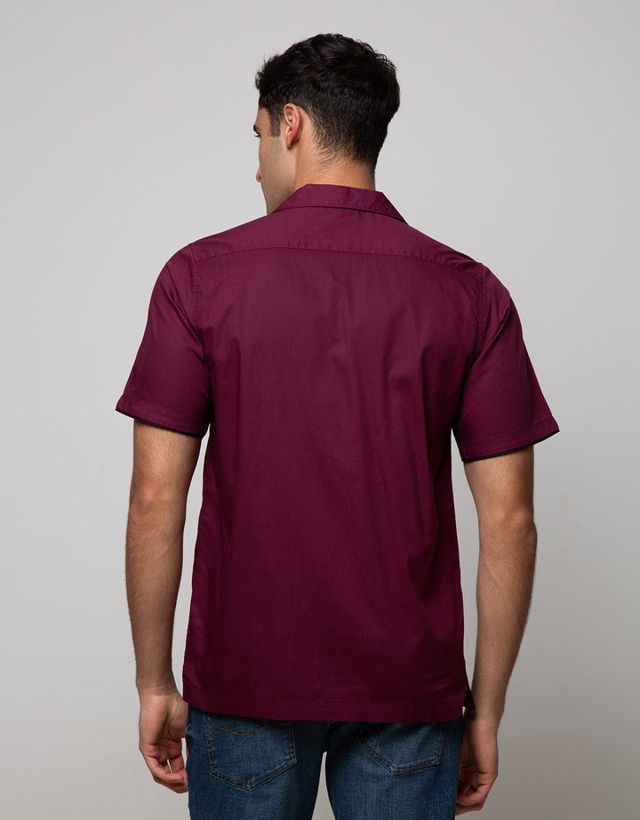 Details Short Sleeve Shirt Rayon