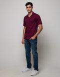 Details Short Sleeve Shirt Rayon