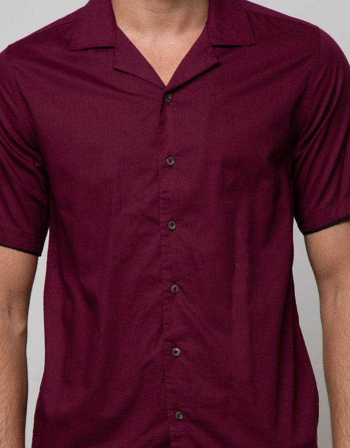 Details Short Sleeve Shirt Rayon