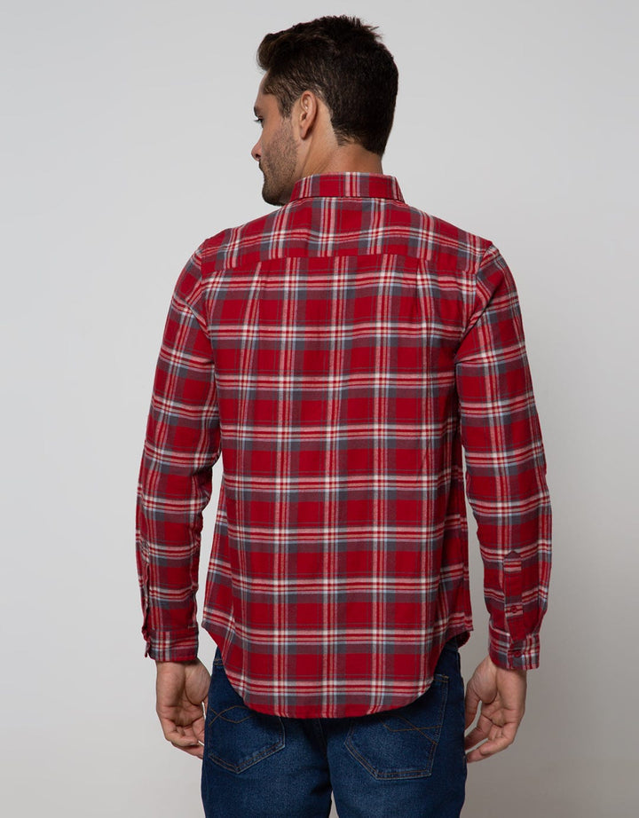Details Long Sleeve Shirt Check Yarn Dye