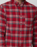 Details Long Sleeve Shirt Check Yarn Dye