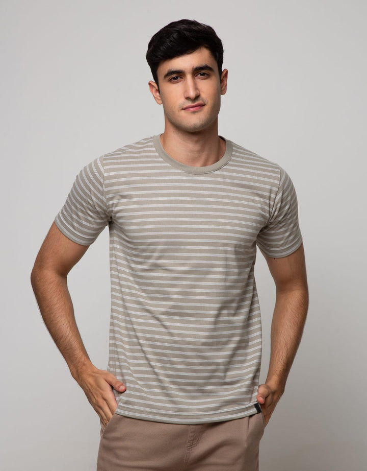 SS T-SHIRT STRIPE RE