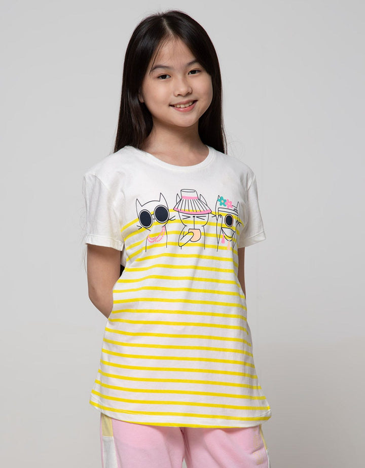 Aero Short Sleeve T-Shirt Basic Animal Cat Cool