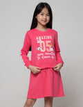 Aero Long Sleeve Koala Long Midi Dress